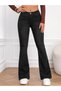 Women's High Waist Pocket Spanish Long Jeans Jeans - 6