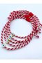 Gelatin Evil Eye Beaded Martenitska Wish and Luck Bracelet Set (5 Pieces)