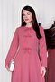 Pink Bow Detail Dress - 4