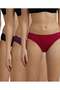 Simple Comfort Bikni Plain 3Pcs Pck 1410-03 Multicolor
