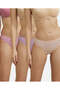 Simple Comfort Bikni Plain 3Pcs Pck 1410-03 Multicolor