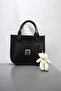 Teddy Bear Detailed Handbag, Shoulder Bag, Designer Bag - 2