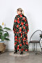 Women's Patterned Large Size Dress - 2