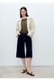 Openwork Knitted Boat Neck Sweater - 2