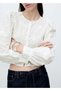 Cotton Embroidered Floral Blouse - 5