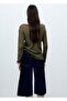 Openwork Knitted Boat Neck Sweater - 4