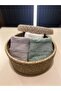 Natural Jute Wicker Stylish and Functional Basket and Hand-Face Towel Set - 4