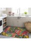 Tuğrul Collection Multicolored Abstract Marbled Patterned Woven Base Modern Decorative Carpet 21 - 3