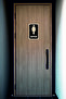 Male-Female Wooden Wc Direction Board - 6