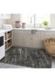 Tuğrul Collection Gray Tones Abstract Marble Patterned Woven Base Modern Decorative Carpet 23 - 3