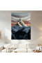 Mountain Landscape Wall Drape Wall Tapestry First Quality Satin Fabric Poster