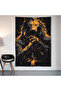 Warrior Lion Wall Drape Wall Tapestry First Quality Satin Fabric Poster - 2