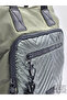 Smart Bags Parachute Satin Fabric 3248 Khaki Black Shoulder Bag - 4