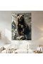 Large Bear Wall Cloth Wall Tapestry First Quality Satin Fabric Poster