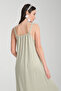 Woven Strap Nightgown Easy Breastfeeding Feature Maternity Pregnant Women - 7