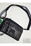 Smart bags parachute satin fabric 3249 black gray shoulder bag - 7