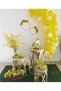 10 Pieces 5 Pieces Yellow 5 Pieces White, Balloon Party Concept Set [with Balloon Chain Gift] - 3