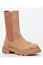 455-2335-Z Tapera Genuine Leather Chelsea Long Women's Boots Taba - 2