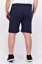 Men Drawstring Brand Logo Basic Shorts, Navy - 3