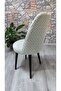 Retro Brick Pattern Chair Cover Slipcover Kitchen Chair Cover Dining Chair Cover - 4