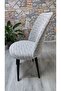 RETRO JACQUARD CHAIR COVER Kitchen Chair Cover Dining Chair Cover STRETCH FABRIC - 4