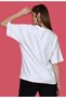Tricou oversize din bumbac imprimat - 2