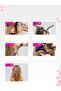طقم مشط تجعيد السجق بوميرانج 8 ملم سمك 10 قطع 721387 - 3