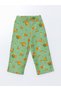 Vizyon New Season Orange Printed Girls' Blouse and Pants 2-Piece Set - 5