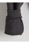 Anthracite Crew Neck Baby Girl Sweatshirt and Pants 2-Piece Set - 6