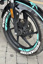 Mint Green Rim Stripe Sticker Sticker Set for Mondial Drift-L (8 Pieces) - 2