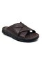 208 Genuine Leather Inside and Outside Orthopedic Men's Summer Comfortable Slippers 40-46 - 2