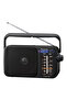 راديو FM/AM محمول مع موالف RF-2400D أسود
