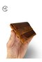 Genuine Leather Snap-Fit Horizontal Card Holder, Credit Card Wallet, Men's & Women's Minimalist Card Holder - 5