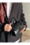 Women's Zipper Detailed Shoulder Bag 10Va2049 - 5