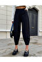 Crepe Fabric Plus Size Balloon Pants - 2