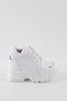 Mozami White Hidden Wedge Heeled Thick Sole Women's Sports Shoes Sneaker - 7
