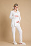 Venera Effort Maternity Lace Detailed Elegant 4-Piece Luxury Pajamas Set - 3