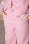 Pink Embroidery Detailed Sleeves Lace Girls Bottom Top Suit 20336 - 4