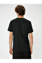Sports T-Shirt Slogan Printed Crew Neck Short Sleeve - 4