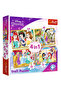 4 in 1 Disney Princess Puzzle - Ziua Fericita