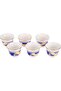 Cawa Cup 6Pcs L(6CM) XW(6CM) XH(5CM) Multicolor