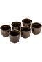 Ceramic Cup 6Pcs L(7CM) XW(7CM) XH(7CM) Multicolour 2021072815048