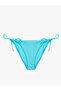 Drawstring Bikini Bottom with Sides - 3