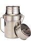 1L Screw Lid Storage Container - Silver (SB01.0) for Oil, Milk, Food, Cereals, Pulses & Spices - 3
