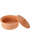 Round Bowl 24Cm X 24Cm X 10Cm Clay Colour - 2