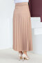 Belted Pleated Skirt TSD230113 Powder - 5