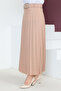 Belted Pleated Skirt TSD230113 Powder - 3