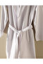 Eleta Şalyaka 100% Cotton Unisex Bathrobe - White - 2