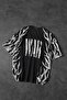 Men's Anthracite War Special Washed Fabric Oversize Tshirt - 3