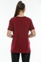 Pack of 2 Burgundy Oval Neck Printed T-Shirt - 5